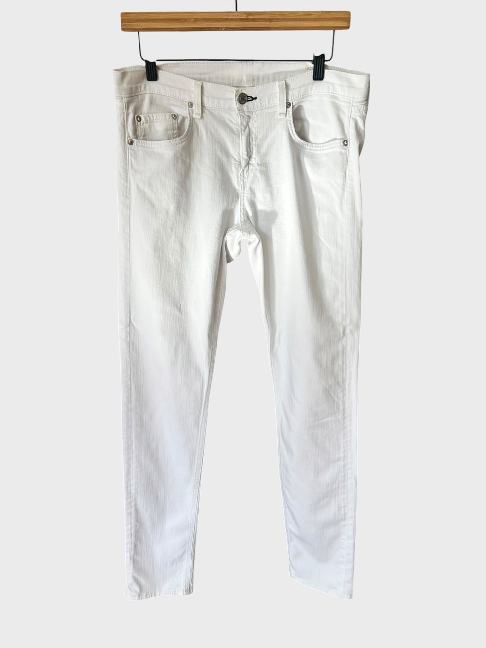 rag & bone women’s The Dre White Skinny Jeans